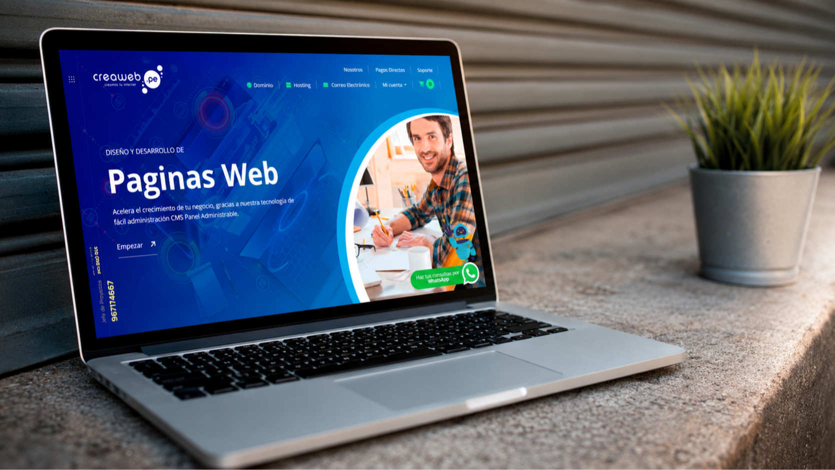 creaweb.pe se renueva con un nuevo diseño web más moderno y funcional